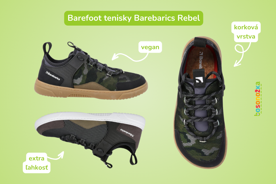 Barefoot tenisky Barebarics Rebel SK